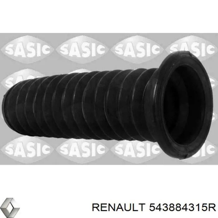 Compre 543884315R Renault (RVI) Bota de proteção de amortecedor dianteiro