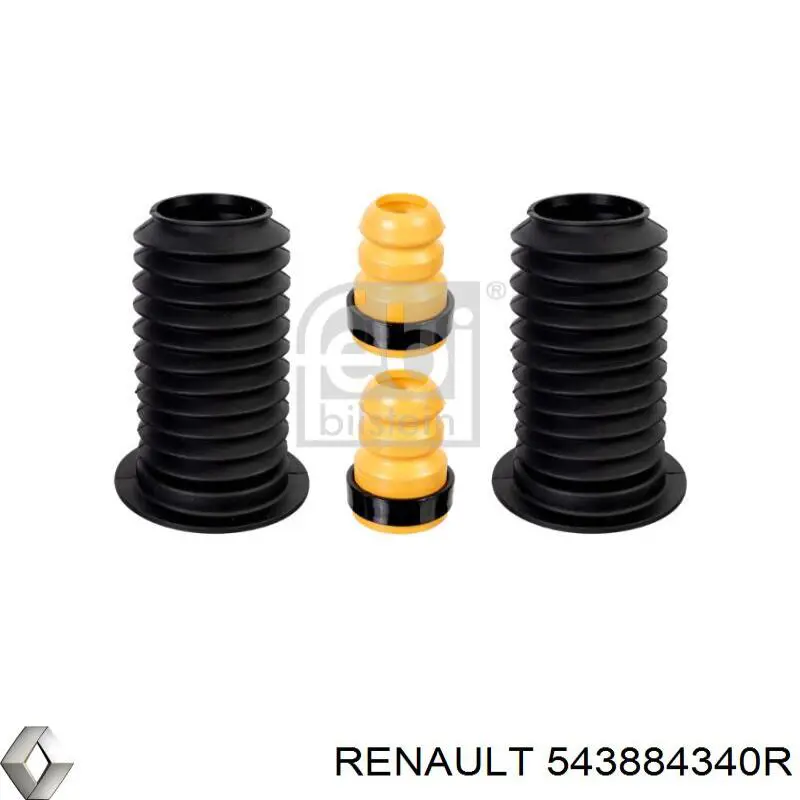 Bota de proteção de amortecedor dianteiro Renault (RVI) 543884340R preço, a partir de 17,16 USD