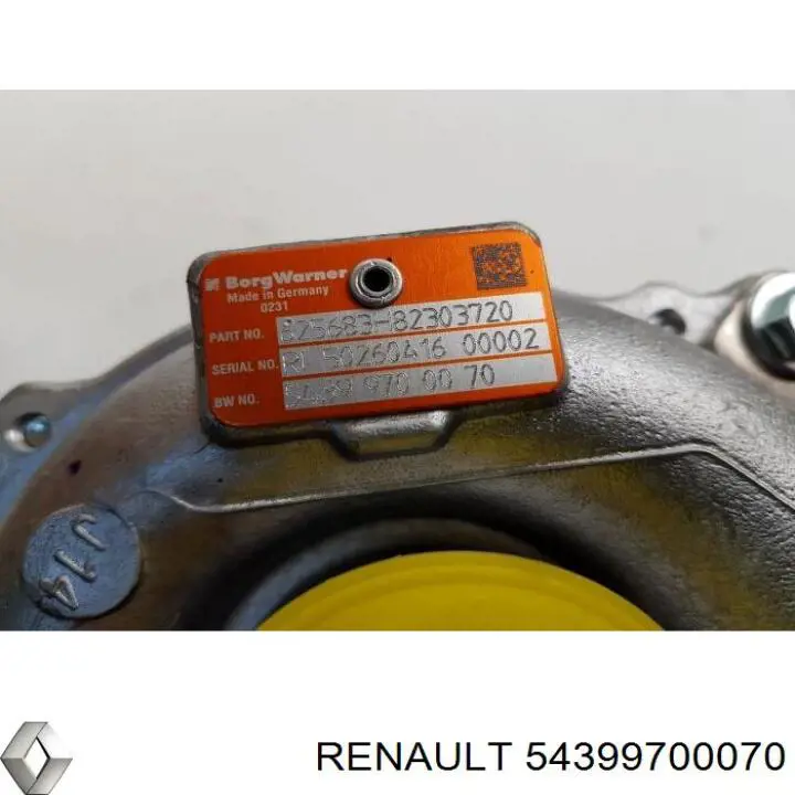 Turbina Renault (RVI) 54399700070 preço, a partir de 228,54 USD