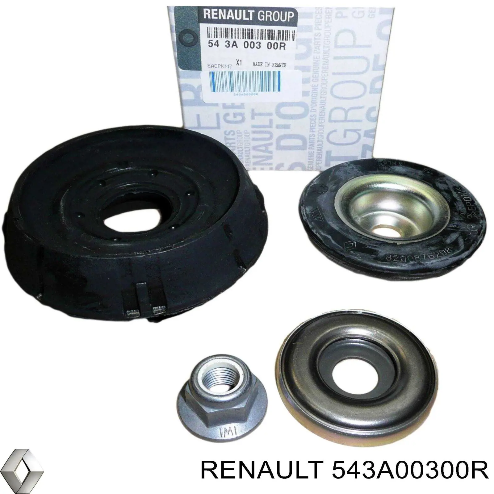 Compre 543A00300R Renault (RVI) Suporte de amortecedor dianteiro