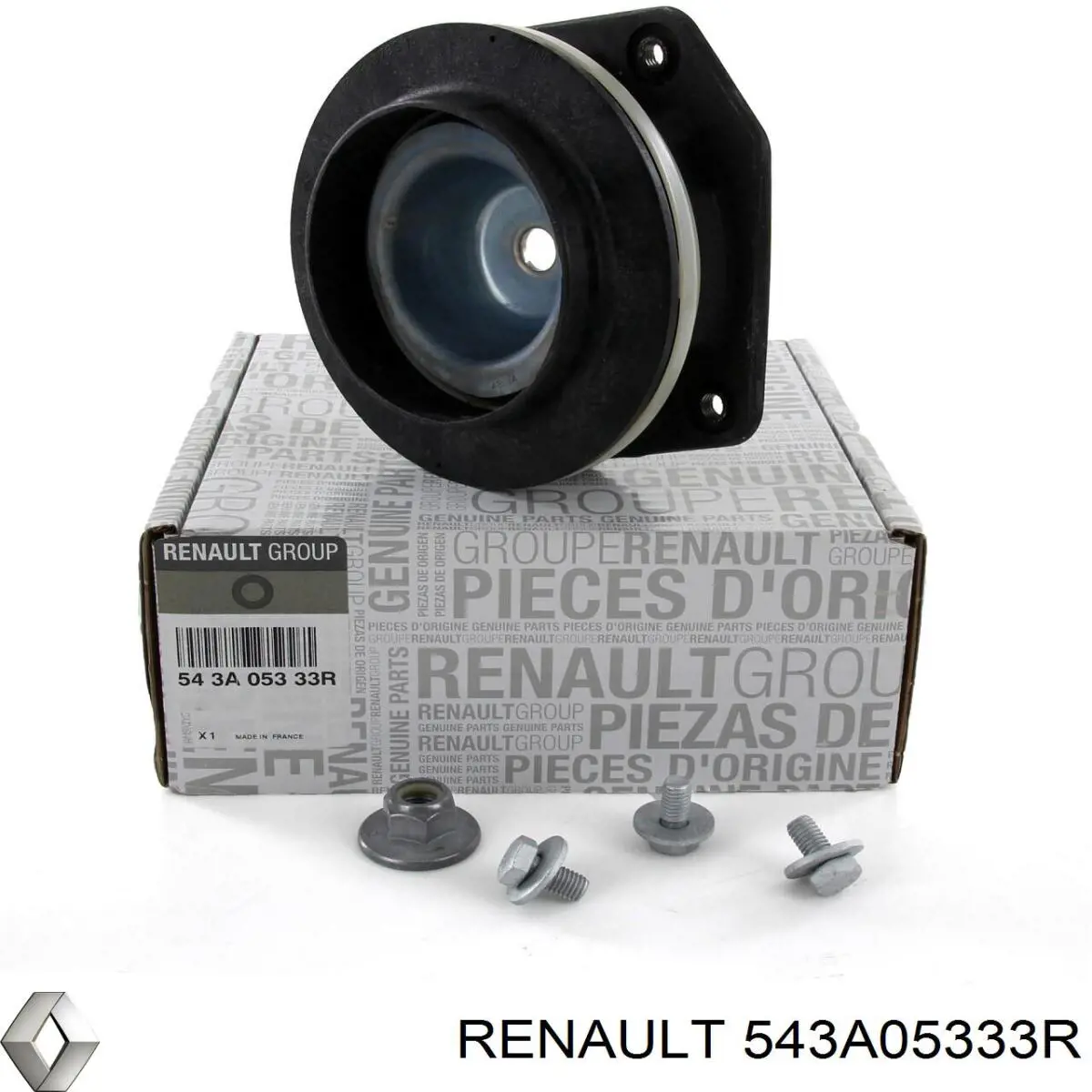 Compre 543A05333R Renault (RVI) Suporte de amortecedor dianteiro