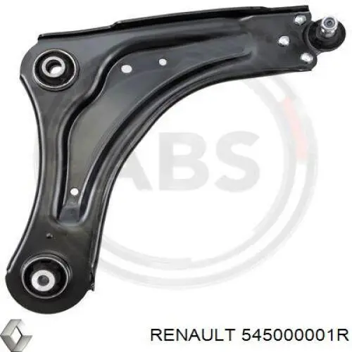 Braço oscilante inferior direito de suspensão dianteira Renault (RVI) 545000001R preço, a partir de 74,49 USD