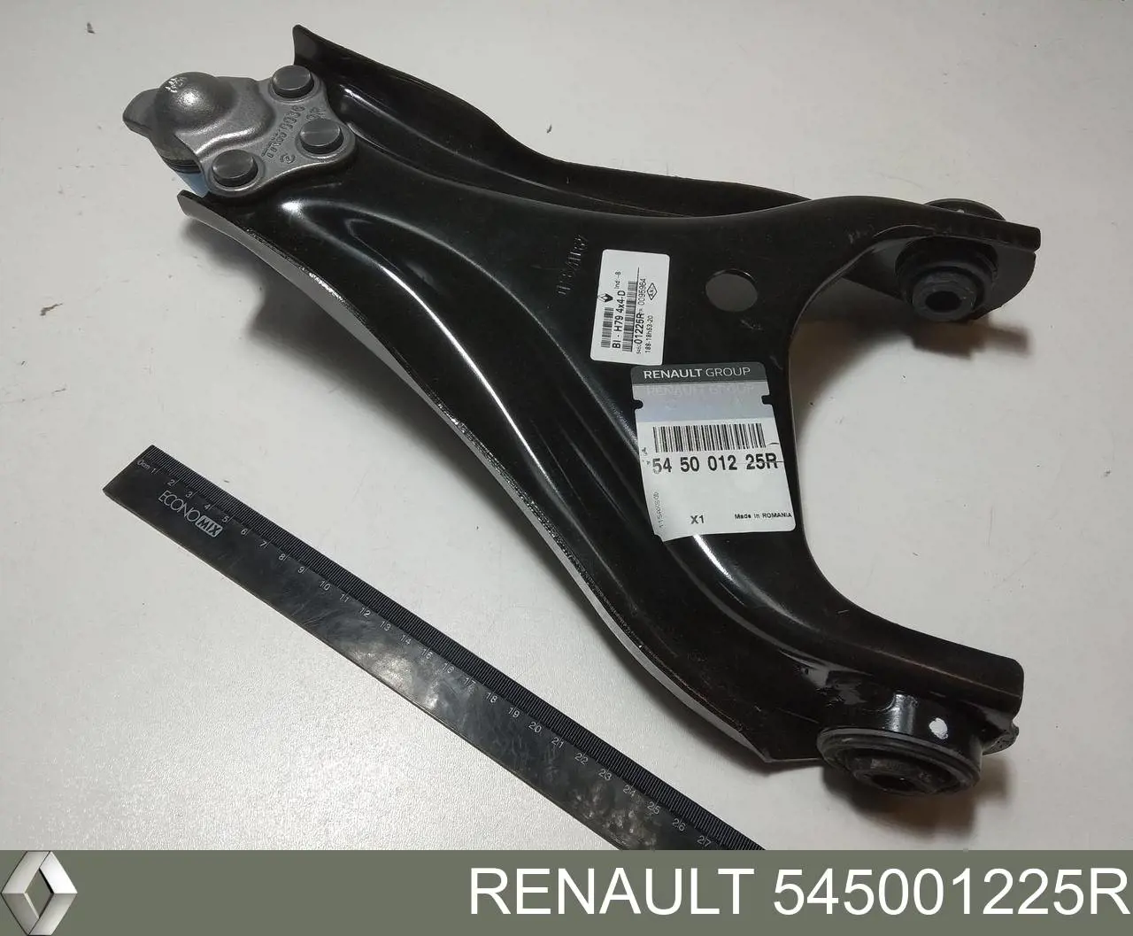 Compre 545001225R Renault (RVI) Braço oscilante inferior direito de suspensão dianteira