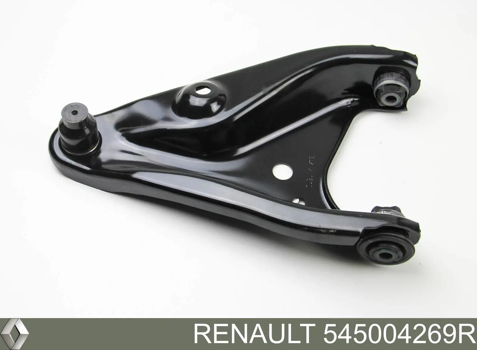 545004269R Renault (RVI) Braço oscilante inferior direito de suspensão dianteira