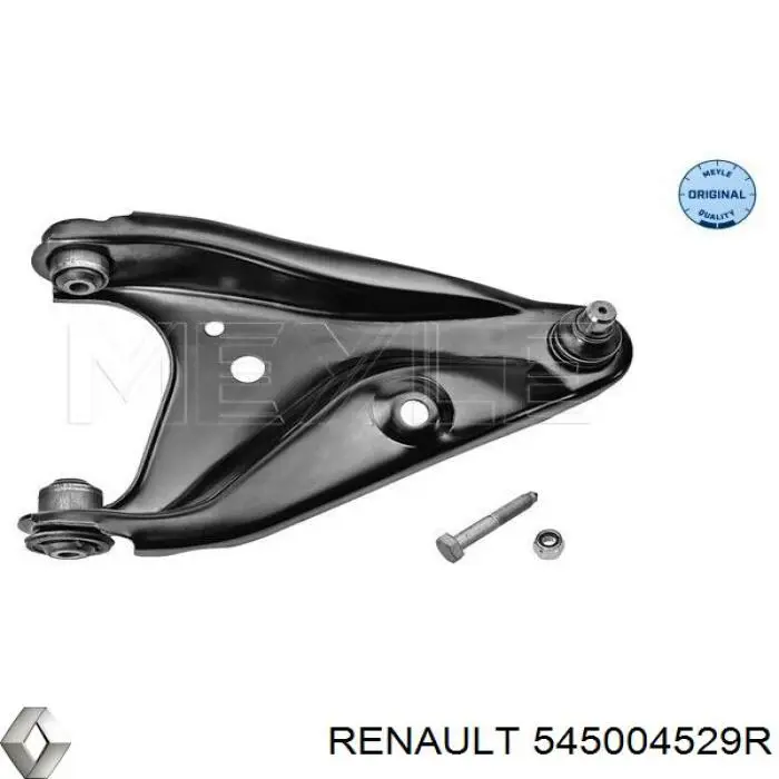 Compre 545004529R Renault (RVI) Braço oscilante inferior direito de suspensão dianteira