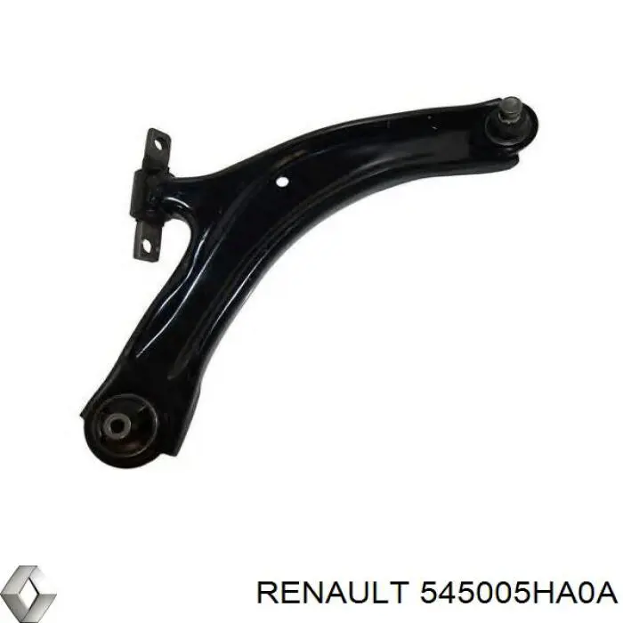 545005HA0A Renault (RVI) Braço oscilante inferior direito de suspensão dianteira