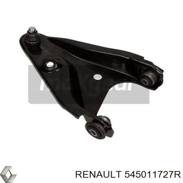 545011727R Renault (RVI) Braço oscilante inferior esquerdo de suspensão dianteira