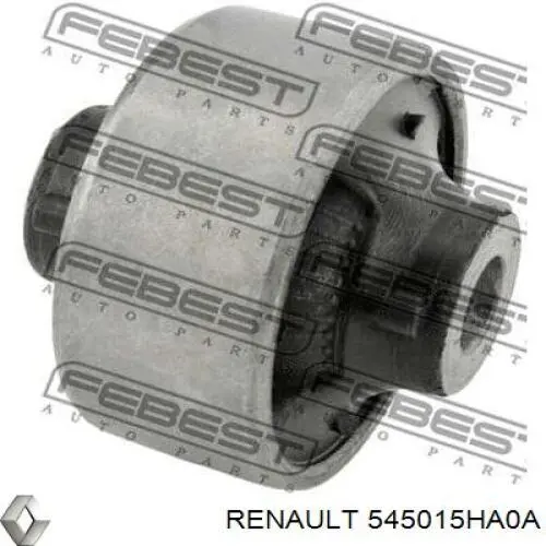 Compre 545015HA0A Renault (RVI) Braço oscilante inferior esquerdo de suspensão dianteira