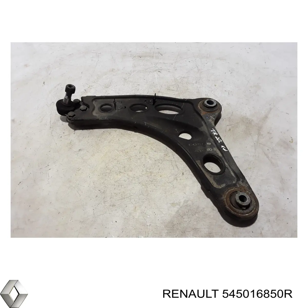 545016850R Renault (RVI) Braço oscilante inferior esquerdo de suspensão dianteira