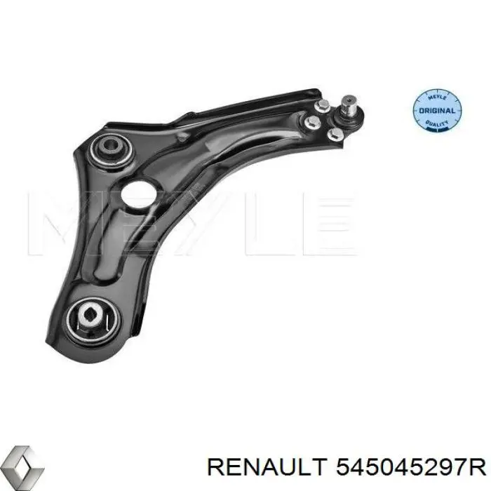 Compre 545045297R Renault (RVI) Braço oscilante inferior direito de suspensão dianteira