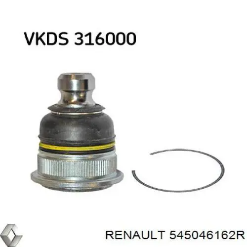 Braço oscilante inferior direito de suspensão dianteira Renault (RVI) 545046162R preço, a partir de 62,99 USD