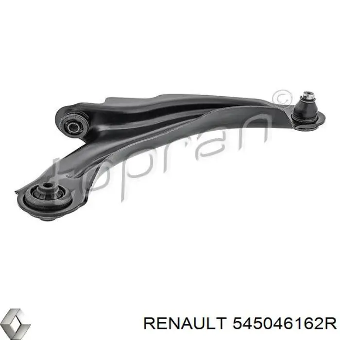 545046162R Renault (RVI) Braço oscilante inferior direito de suspensão dianteira