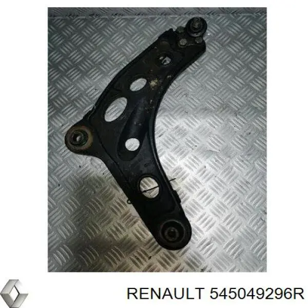 545049296R Renault (RVI) Braço oscilante inferior direito de suspensão dianteira