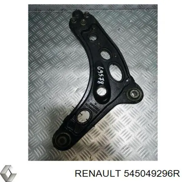Compre 545049296R Renault (RVI) Braço oscilante inferior direito de suspensão dianteira