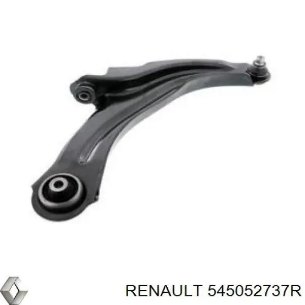 545052737R Renault (RVI) Braço oscilante inferior esquerdo de suspensão dianteira