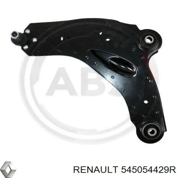 545054429R Renault (RVI) Braço oscilante inferior esquerdo de suspensão dianteira