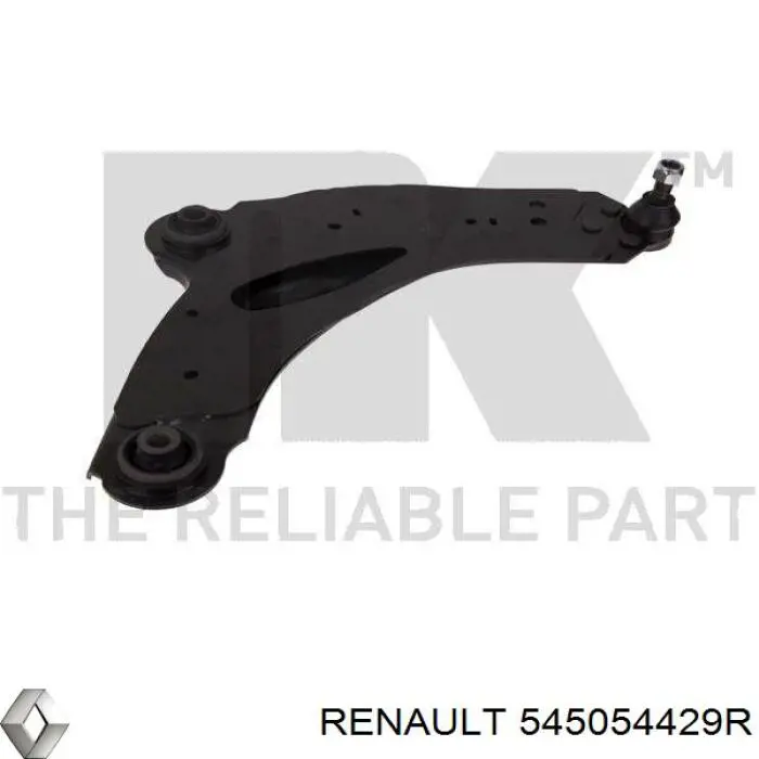Braço oscilante inferior esquerdo de suspensão dianteira Renault (RVI) 545054429R preço, a partir de 80,02 USD