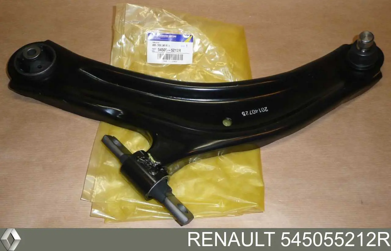 545055212R Renault (RVI) Braço oscilante inferior esquerdo de suspensão dianteira