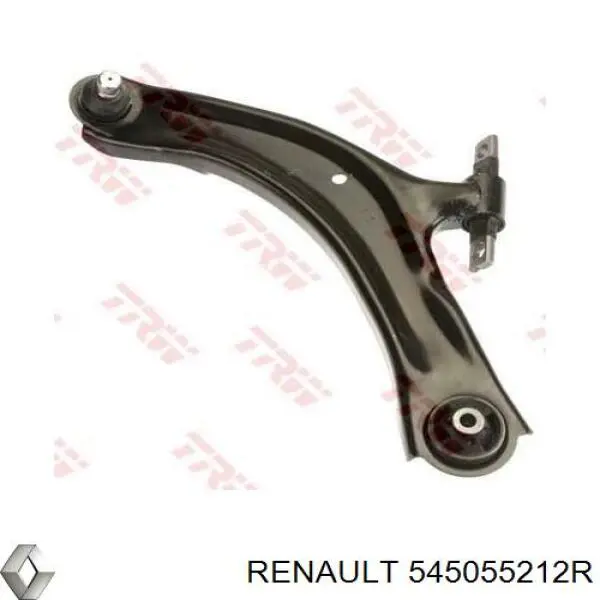 Compre 545055212R Renault (RVI) Braço oscilante inferior esquerdo de suspensão dianteira