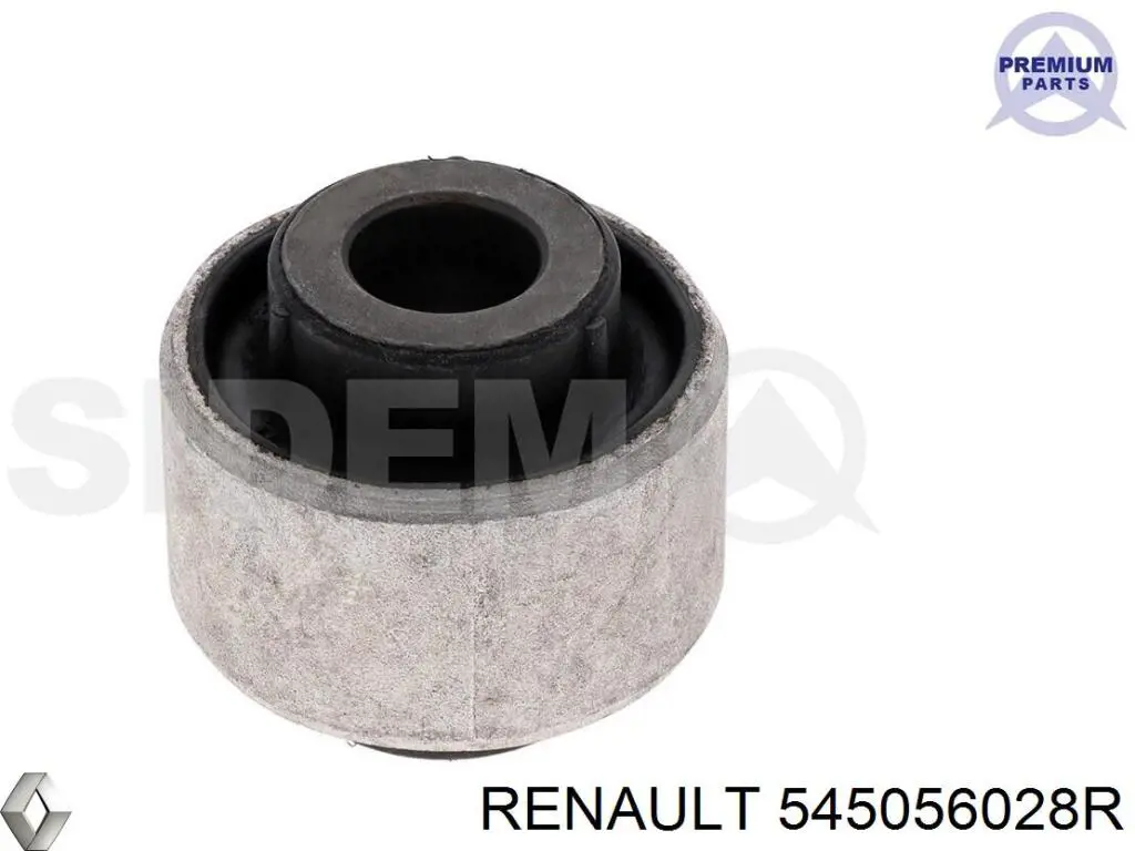 Braço oscilante inferior esquerdo de suspensão dianteira Renault (RVI) 545056028R