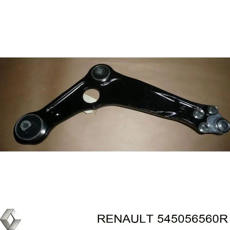 545056560R Renault (RVI) Braço oscilante inferior esquerdo de suspensão dianteira