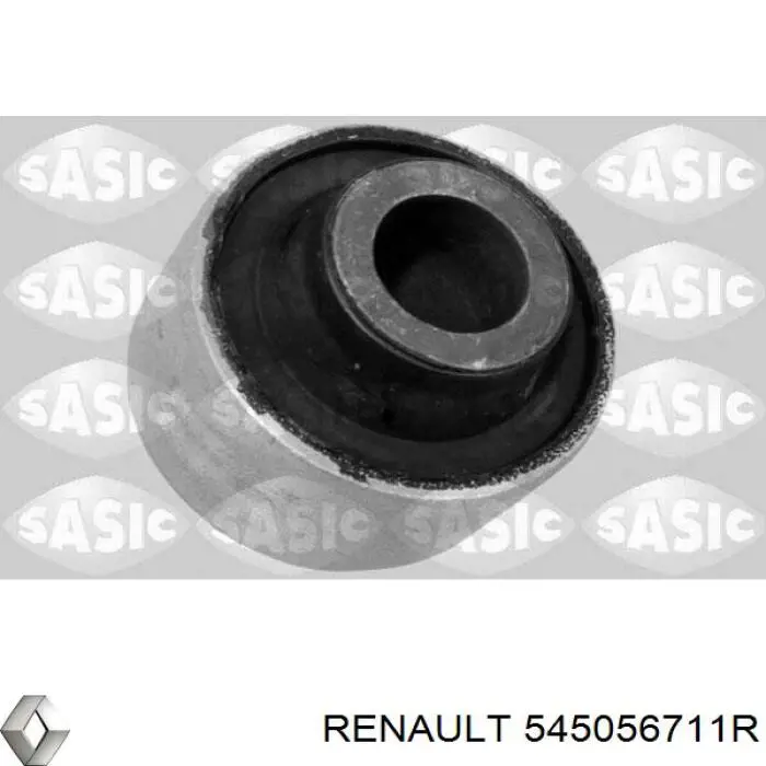 545056711R Renault (RVI) Braço oscilante inferior esquerdo de suspensão traseira