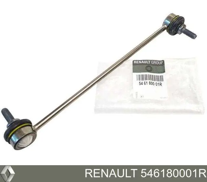 546180001R Renault (RVI) Montante de estabilizador dianteiro