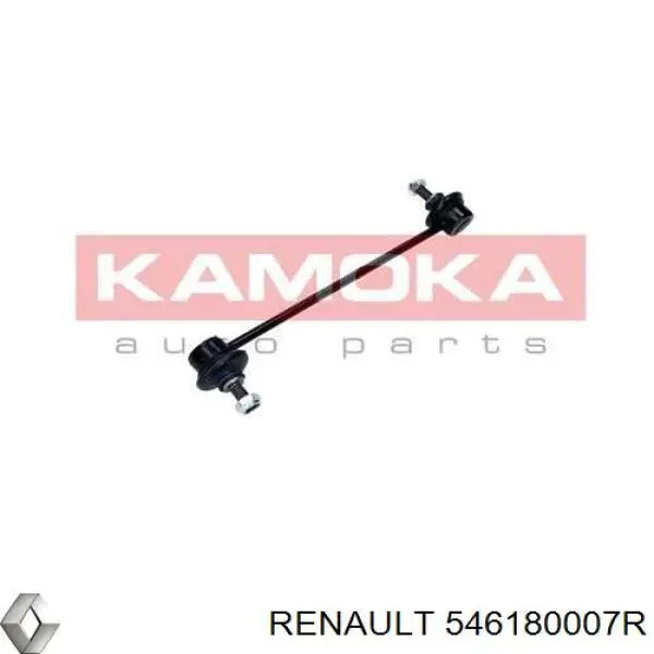 546180007R Renault (RVI) Montante de estabilizador dianteiro