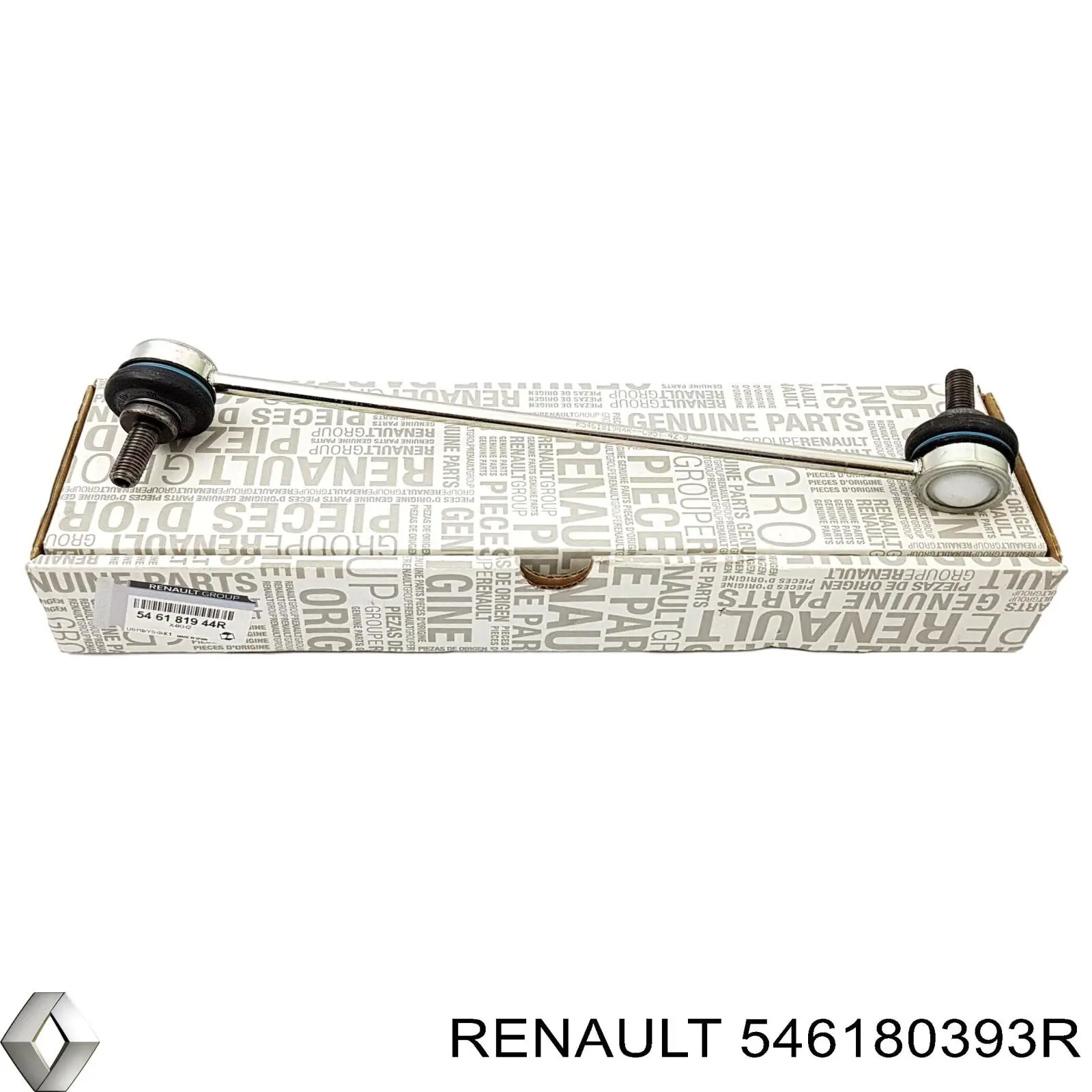 546180393R Renault (RVI) Montante de estabilizador dianteiro
