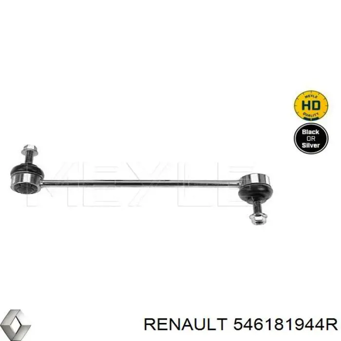 546181944R Renault (RVI) Montante de estabilizador dianteiro