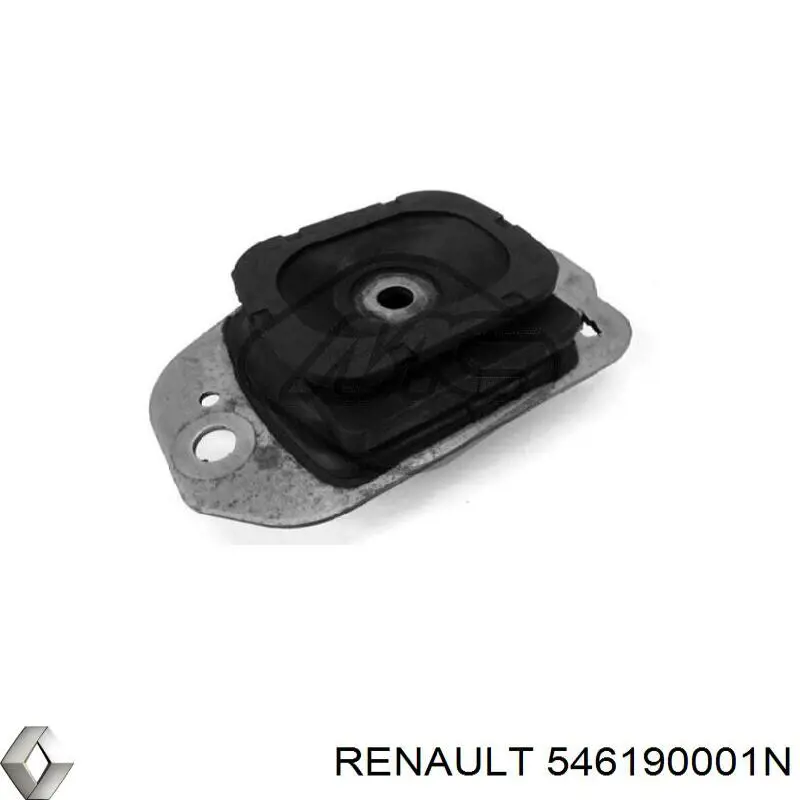 Coxim (suporte) esquerdo inferior de motor 546190001N Renault (RVI)