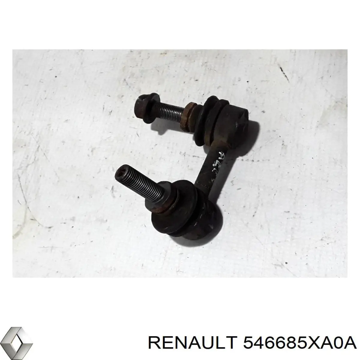 546685XA0A Renault (RVI) Montante esquerdo de estabilizador dianteiro