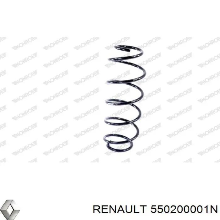 Compre 550200001N Renault (RVI) Mola traseira