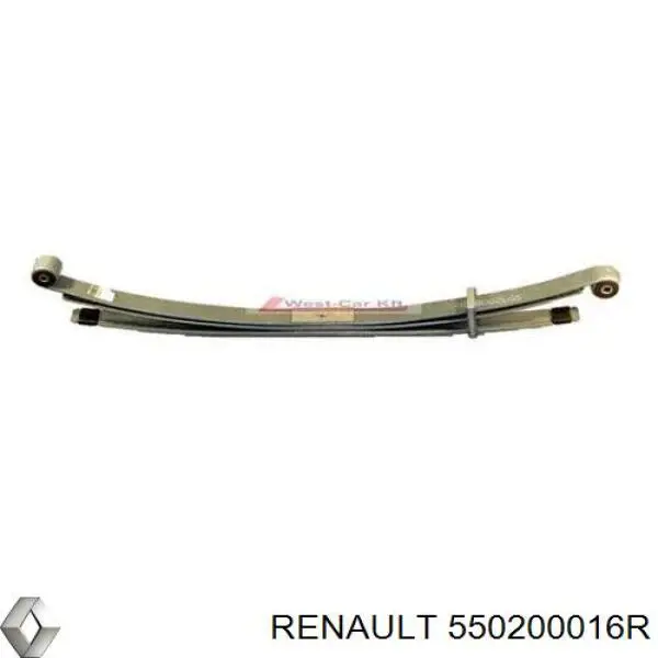550200016R Renault (RVI) Suspensão de lâminas traseiro
