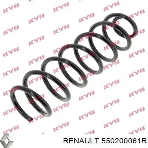 550200061R Renault (RVI) Mola traseira