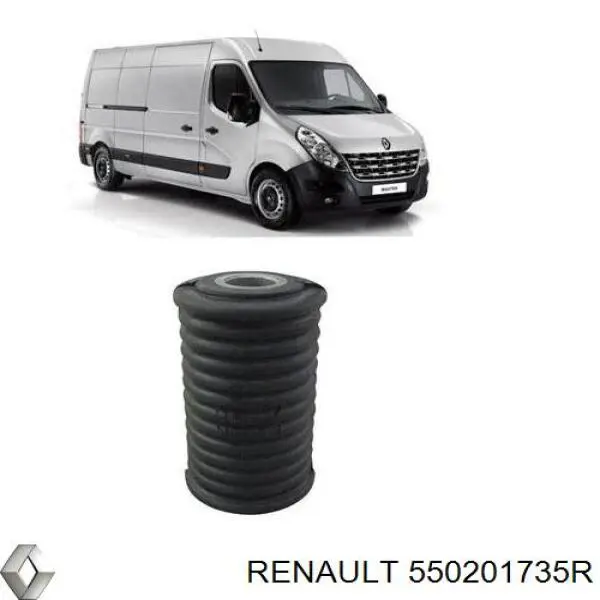 Suspensão de lâminas traseiro Renault (RVI) 550201735R preço, a partir de 156,91 USD