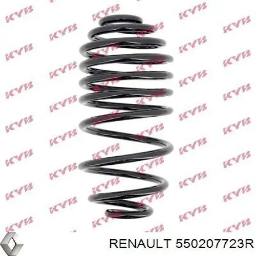 Compre 550207723R Renault (RVI) Mola traseira
