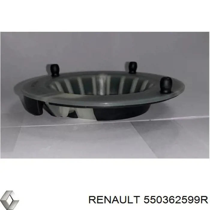 550362599R Renault (RVI) Espaçador (anel de borracha) da mola traseira inferior