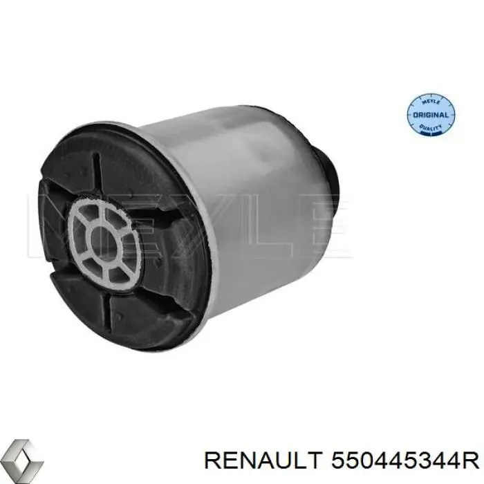 550445344R Renault (RVI) Bloco silencioso de viga traseira (de plataforma veicular)