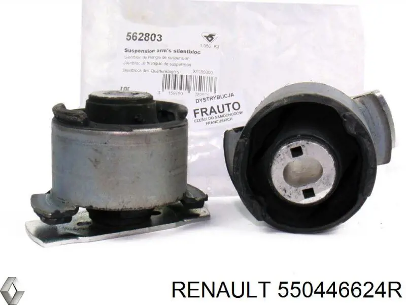 Compre 550446624R Renault (RVI) Bloco silencioso de viga traseira (de plataforma veicular)
