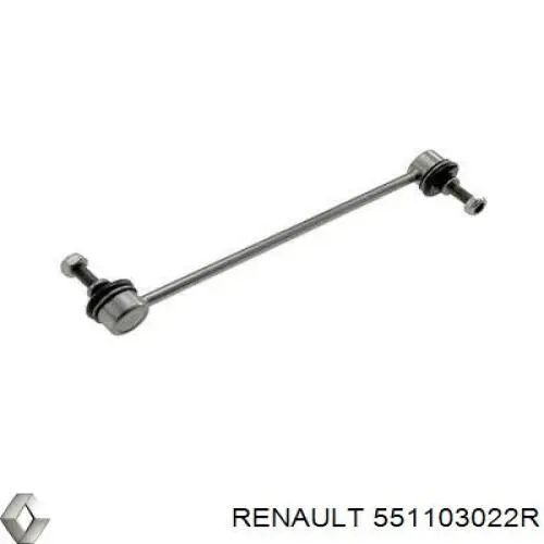 551103022R Renault (RVI) Montante de estabilizador dianteiro