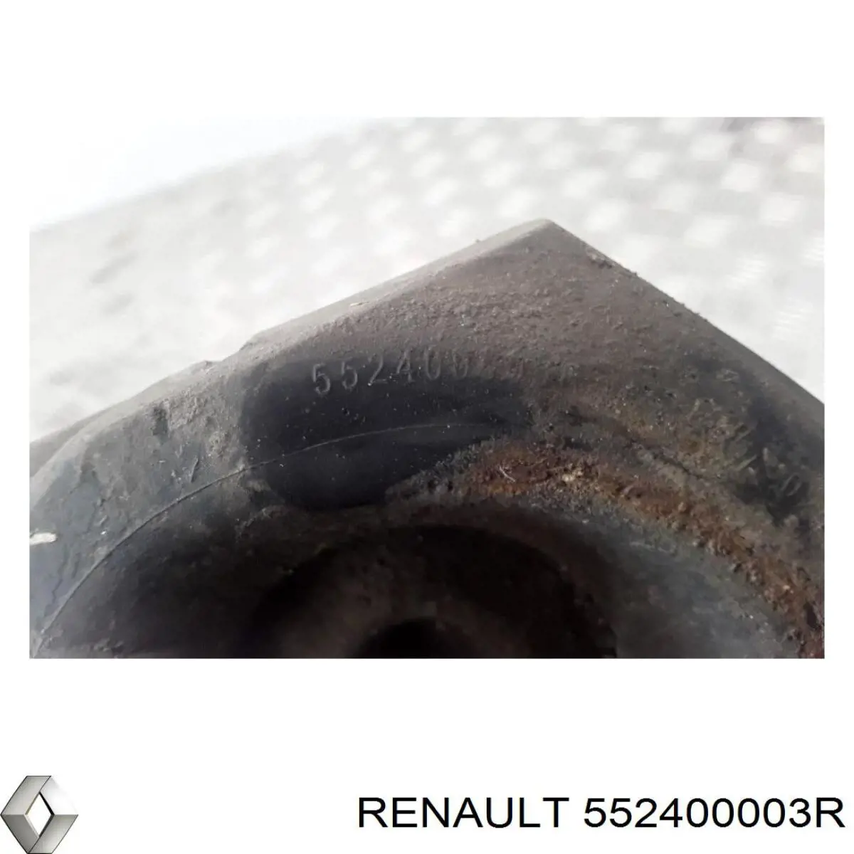552400003R Renault (RVI) Espaçador (anel de borracha) da mola traseira inferior