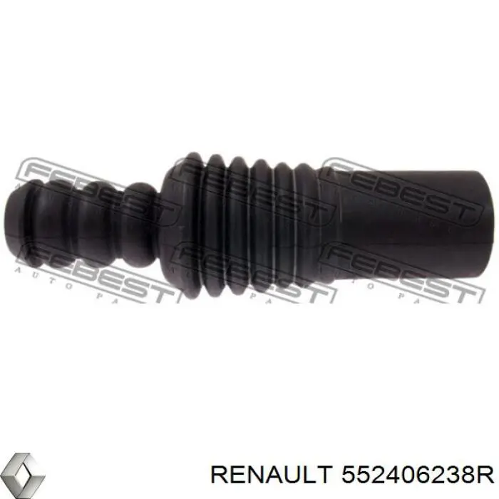552406238R Renault (RVI) Pára-choque (grade de proteção) de amortecedor traseiro