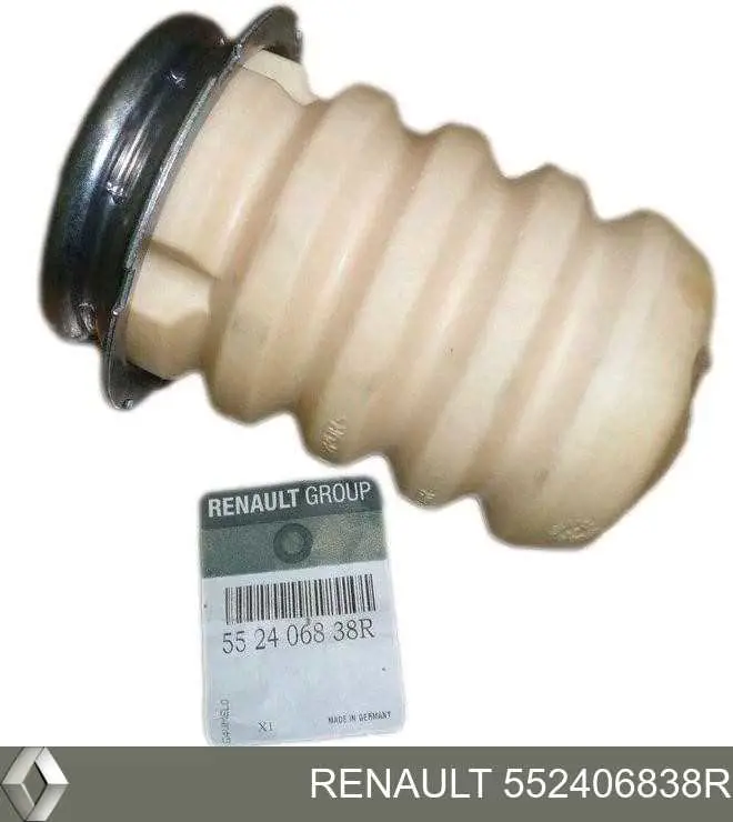 552406838R Renault (RVI) Grade de proteção da suspensão de lâminas traseira