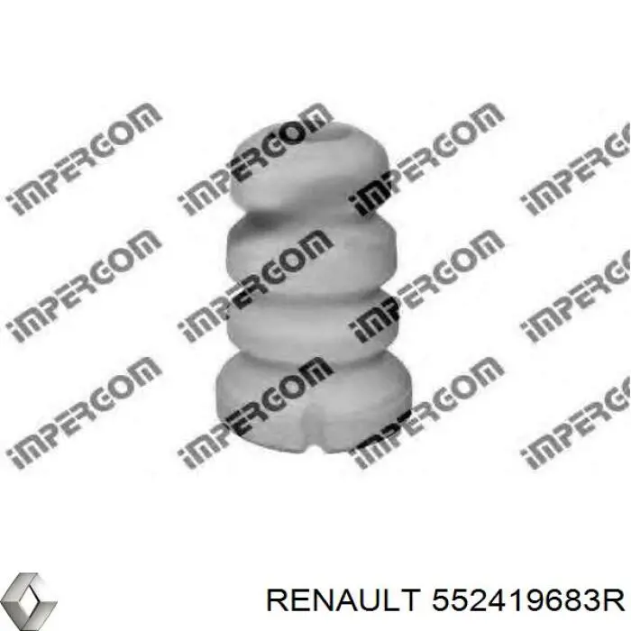 Pára-choque (grade de proteção) de amortecedor traseiro Renault (RVI) 552419683R preço, a partir de 41,50 USD