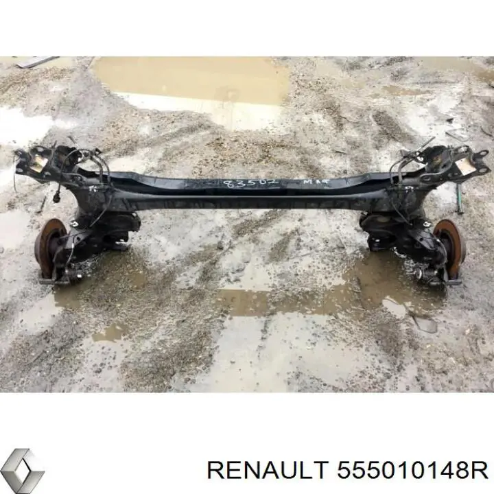 555010148R Renault (RVI) Viga de suspensão traseira (plataforma veicular)