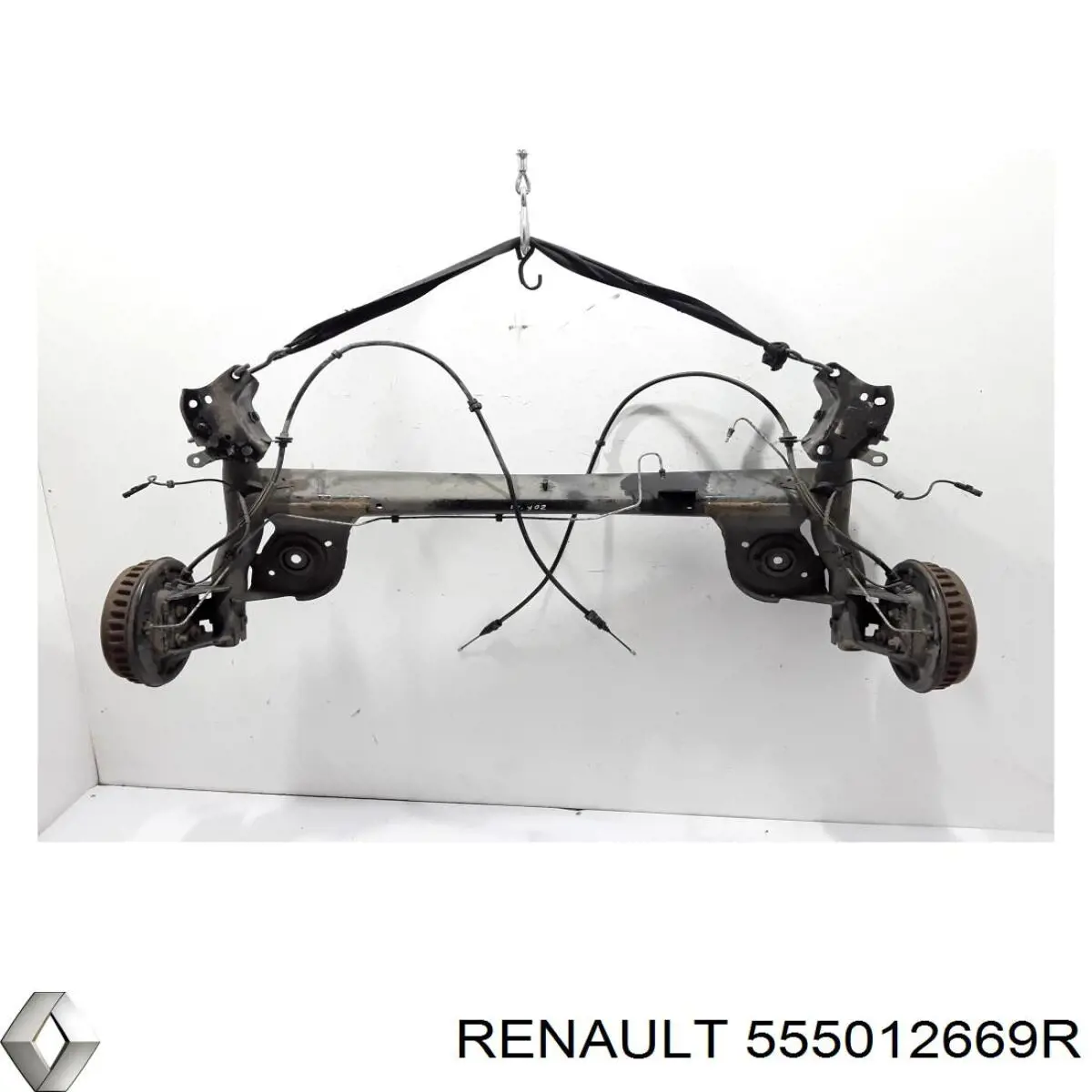555012669R Renault (RVI) Viga de suspensão traseira (plataforma veicular)