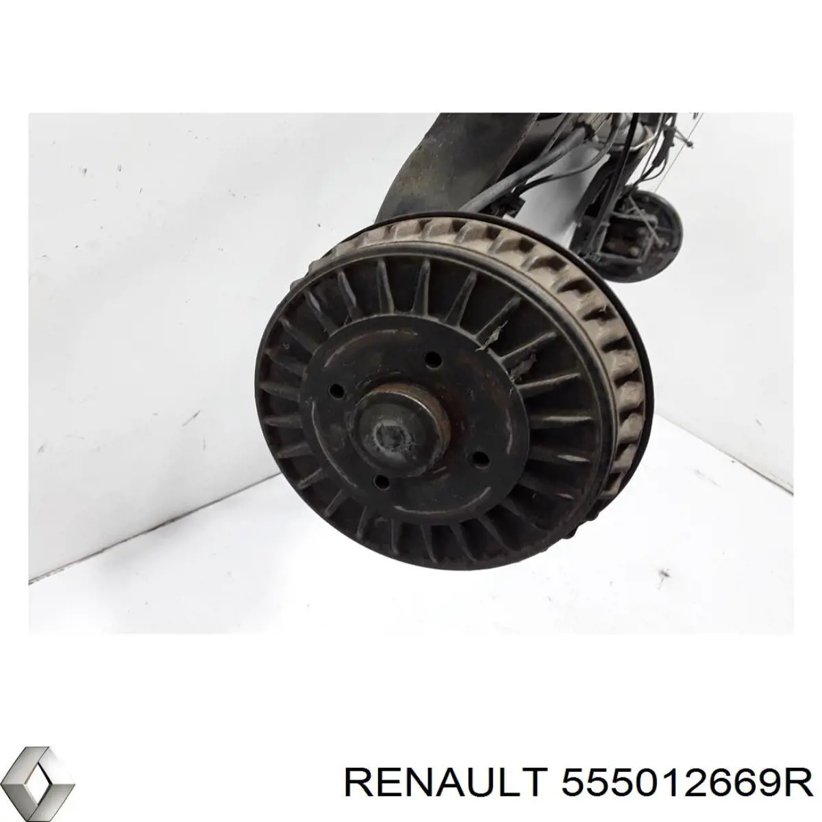 Compre 555012669R Renault (RVI) Viga de suspensão traseira (plataforma veicular)