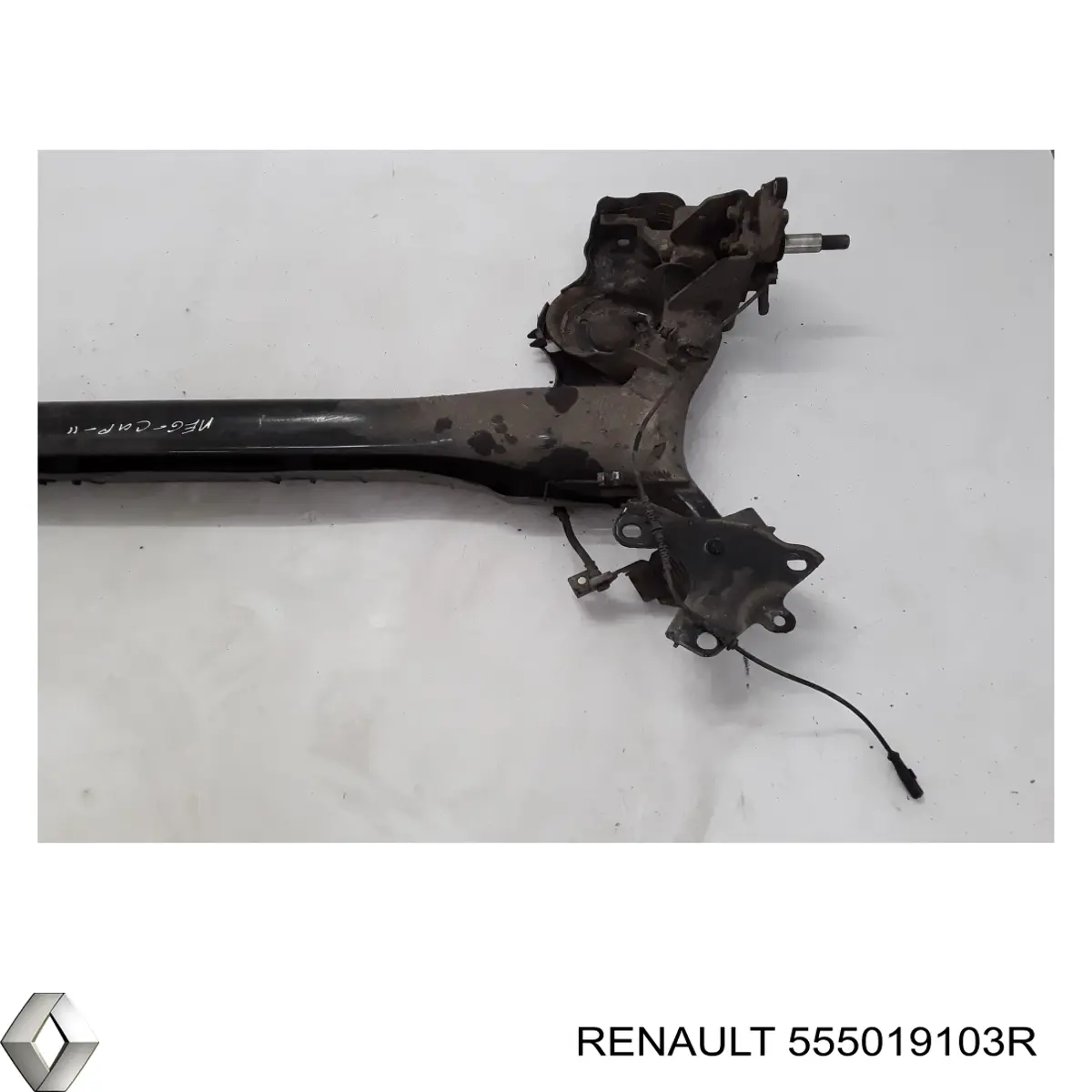 555019103R Renault (RVI) Viga de suspensão traseira (plataforma veicular)