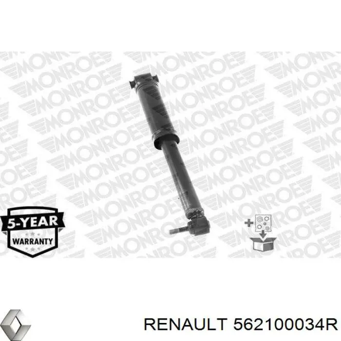 Compre 562100034R Renault (RVI) Amortecedor traseiro